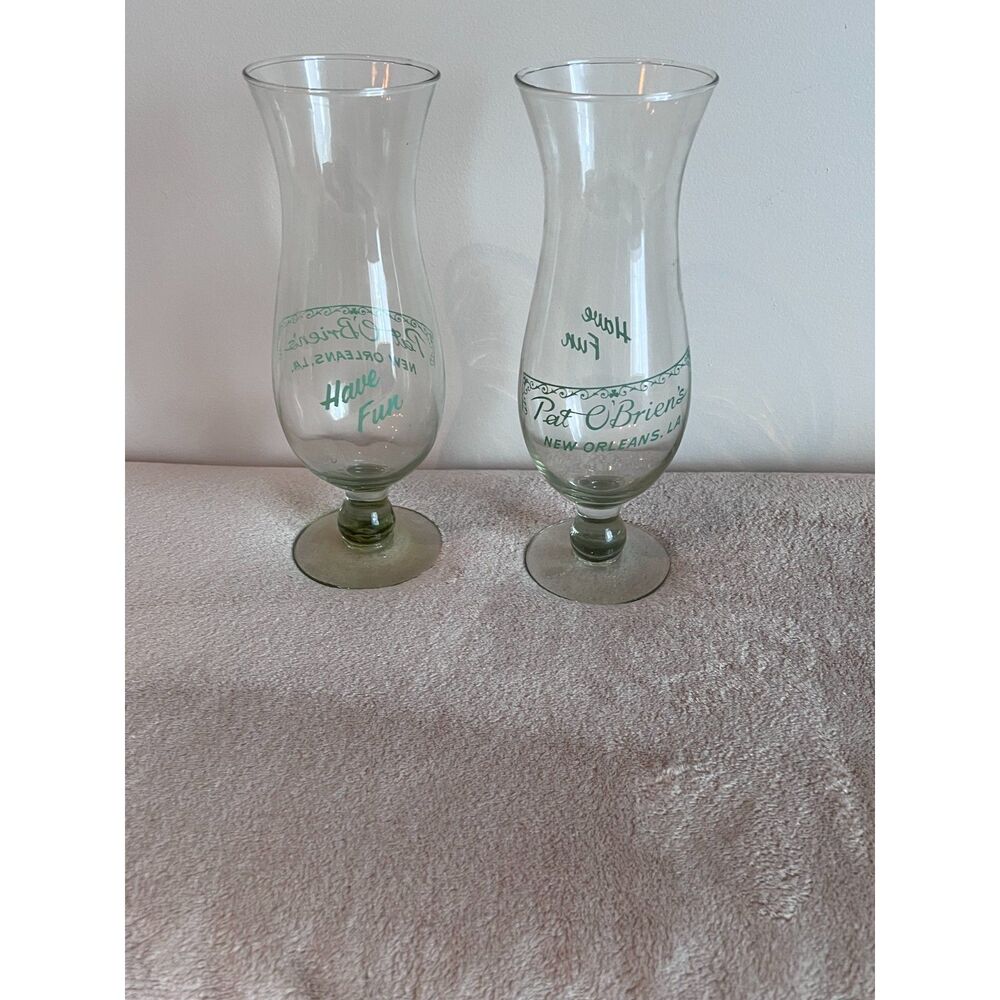 Vintage Pat O'Brien’s New Orleans Hurricane Glasses 24 oz.
